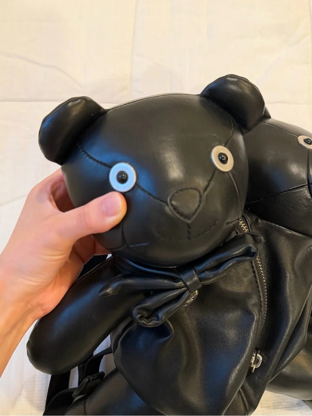 Heaven by Marc Jacobs Black Twin Bear Backpack